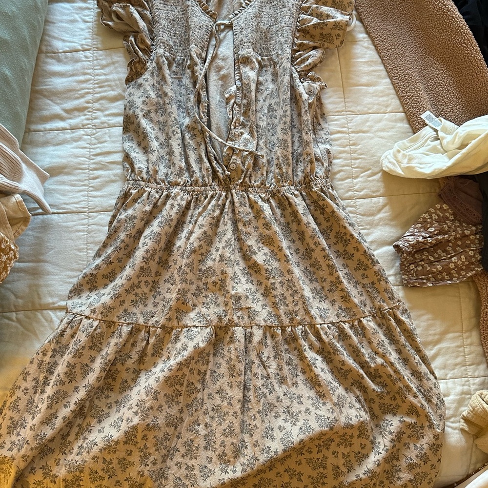 Elegant Floral Casual Dress